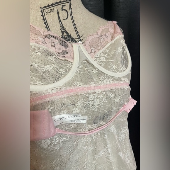 Coquette Lingerie Lace Babydoll - Picture 3 of 5